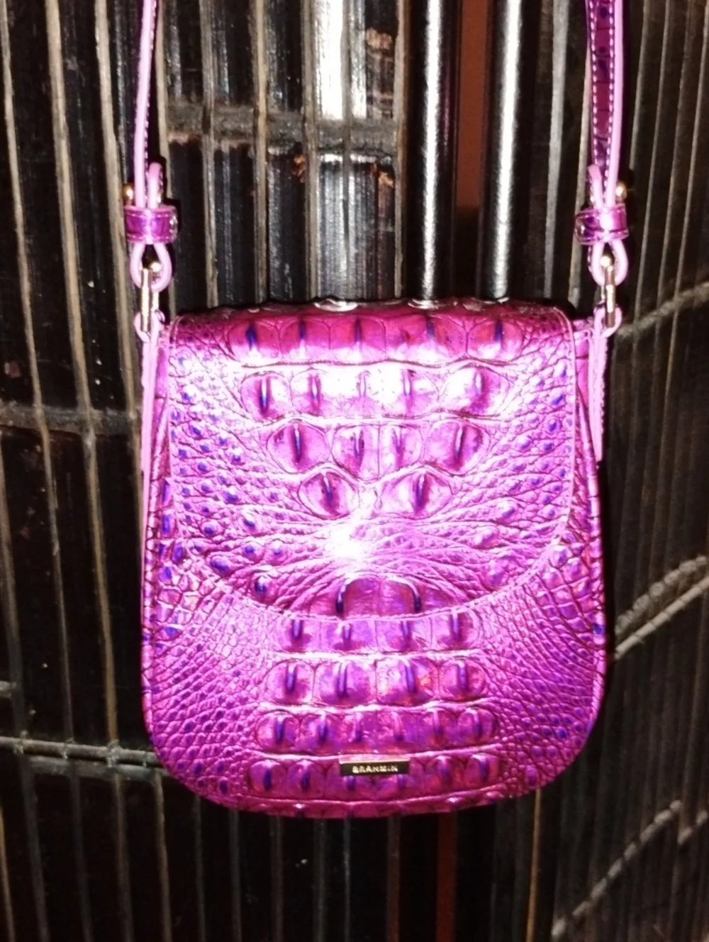 Brahmin Voltage Violet Crossbody Bag